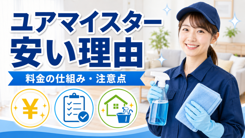 ユアマイスターが安い理由