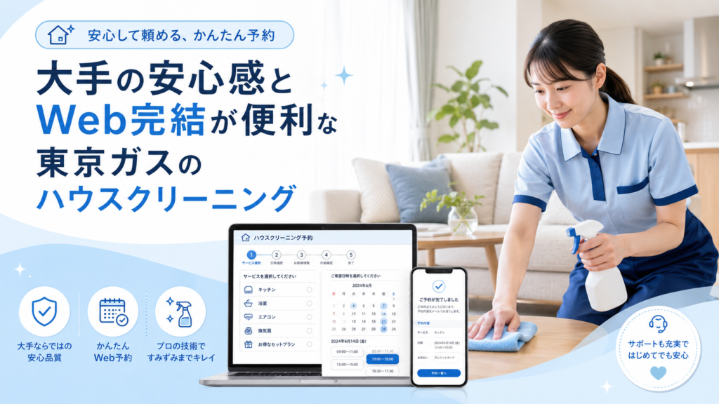 東京ガスのハウスクリーニング